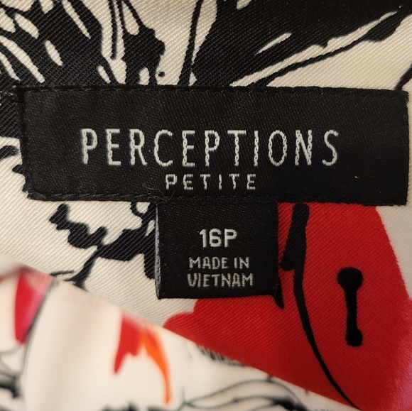 Perceptions New York Dress Floral 16P - Picture 2 of 11